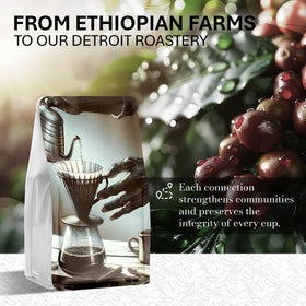 A Pensive Man's Coffee origin farm photo emphasizing high elevation and careful sourcing.
