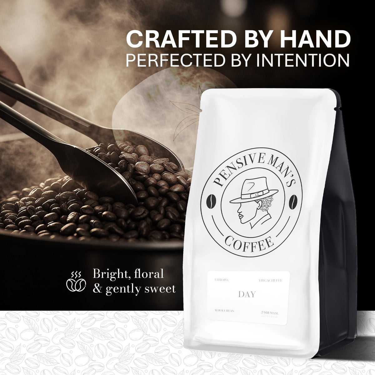A Pensive Man's Coffee pour-over setup designed to unlock vibrant, expressive floral-c citrus notes.