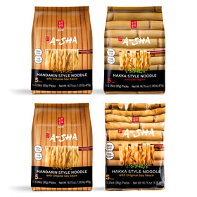 A-SHA Mandarin Original noodles pack ready to heat for fast weeknight bowls.