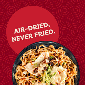 A-Sha Meteor Noodle cooking in four minutes for a fast meal.