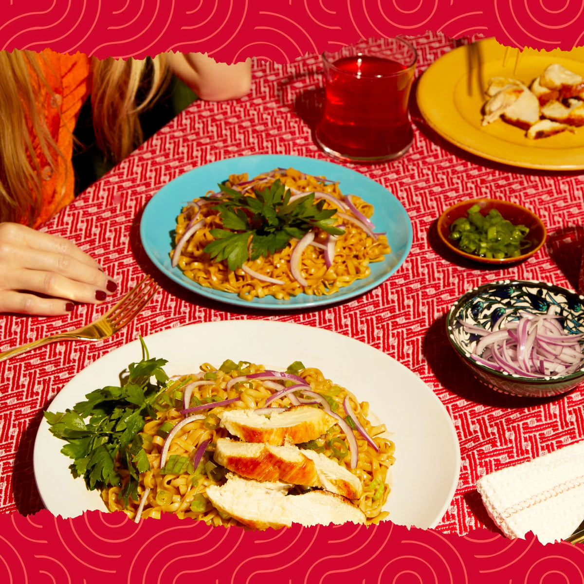 A-SHA Variety Bundle display appeals to meal planning and flavor variety.