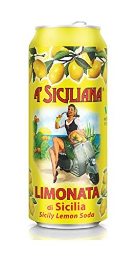 A' Siciliana Limonata pack with vibrant Sicily-inspired artwork elevating the beverage experience