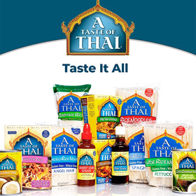 A Taste of Thai Pad Thai rice noodles dish-ready image, versatile for soups and noodle bowls.
