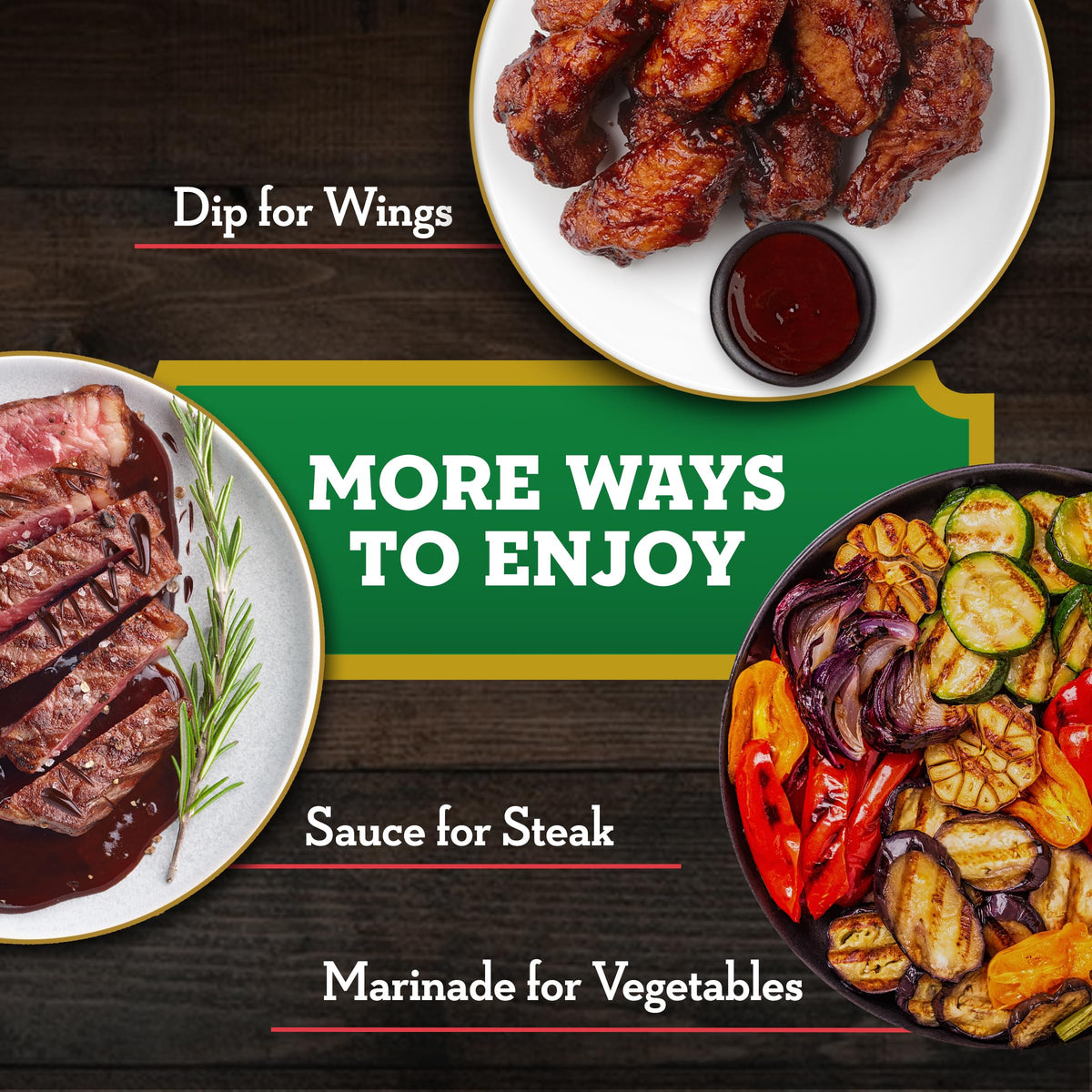A1 Bold & Spicy Sauce with Tabasco enhances burgers with a peppery kick