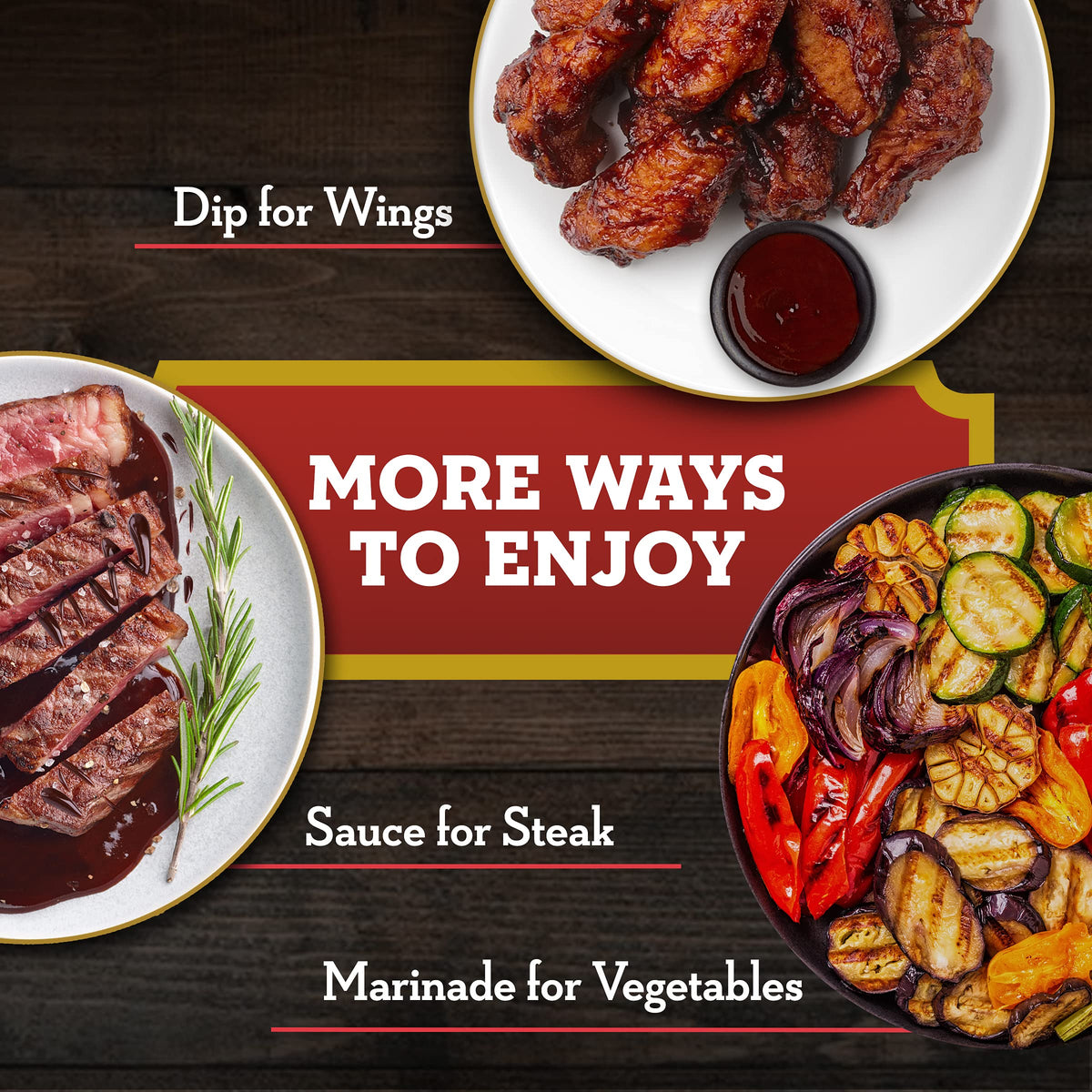 A.1 Thick & Hearty sauce on grill for basting adds rich beef flavor.