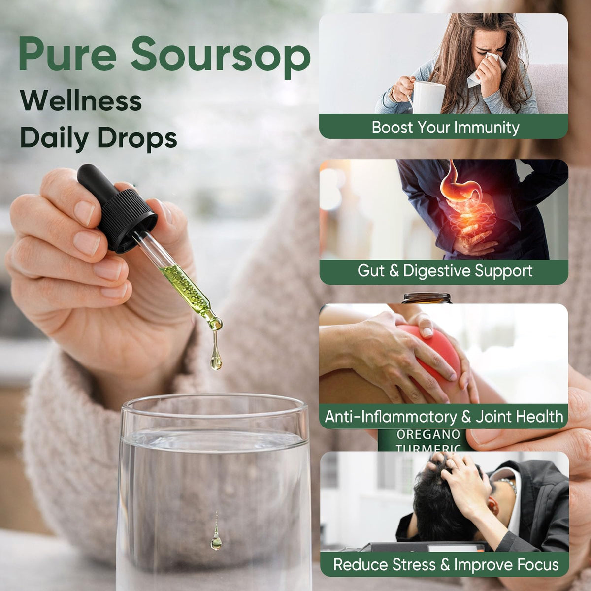Aacnre Simply Sours liquid drops pour for easy use.