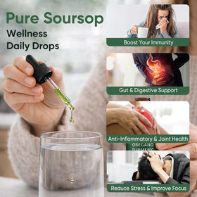 Aacnre Simply Sours liquid drops pour for easy use.