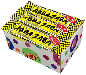 Abba Zabba candy bars pack-12 front view for snack time convenience