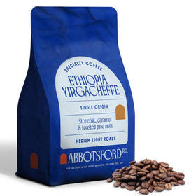Abbotsford Road Ethiopian coffee with stone-fruit notes for a bright morning cup.