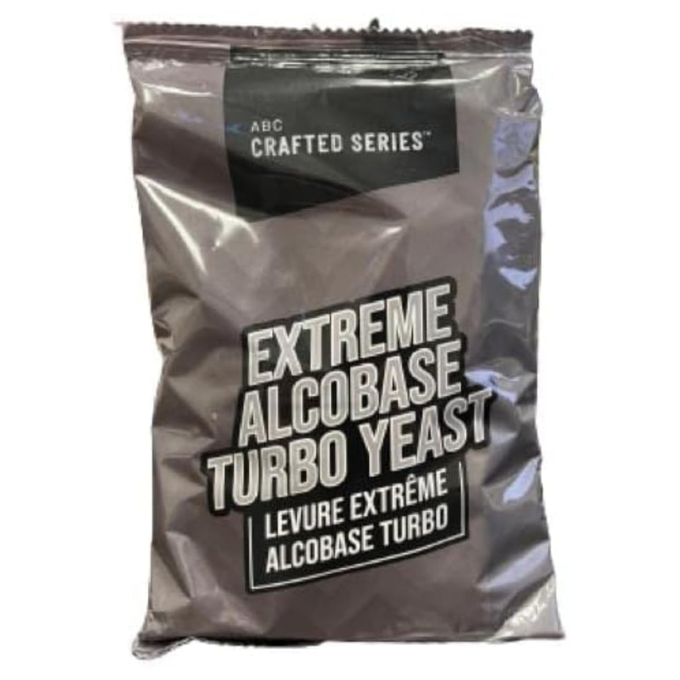 ABC Cork Co. Craft Turbo Yeast packaging label highlighting aseptic freshness for clean fermentation.