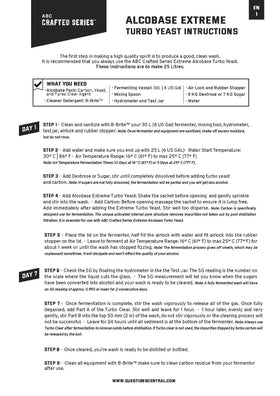 ABC Cork Co. Spirits base pour shows how to create a high-strength drink base.