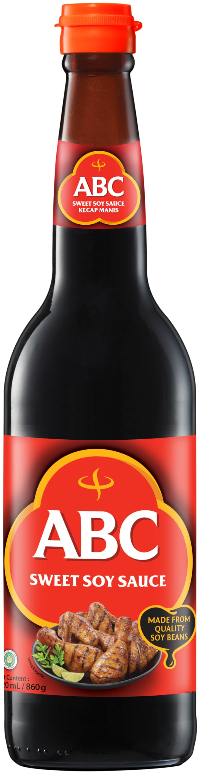 ABC Kecap Manis sweet soy sauce bottle ideal for marinades and dipping