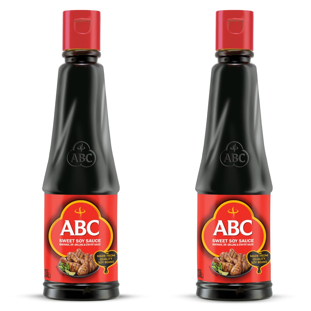 ABC Sweet Soy Kecap Manis bottle releasing rich aroma for marinades