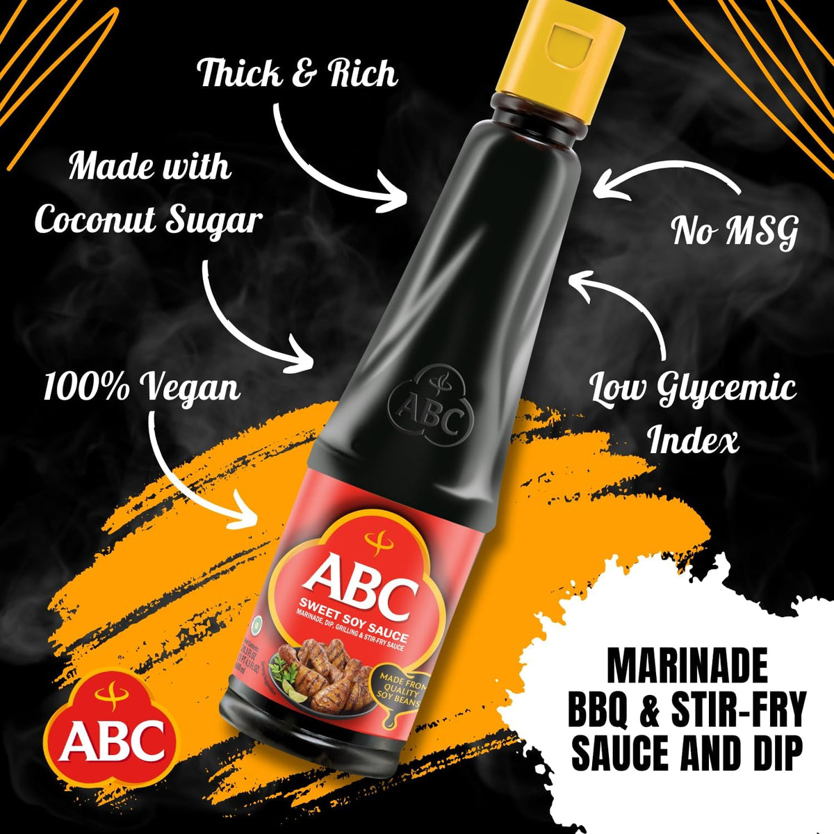 ABC Sweet Soy Kecap Manis used in a vibrant stir-fry with vegetables