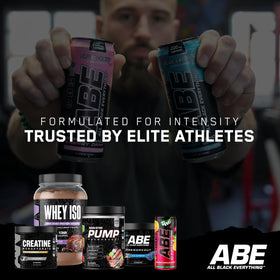 ABE All Black Everything 12-pack display; convenient on-the-go energy.