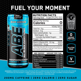 ABE Blue Lagoon can pours for steady energy boost during training