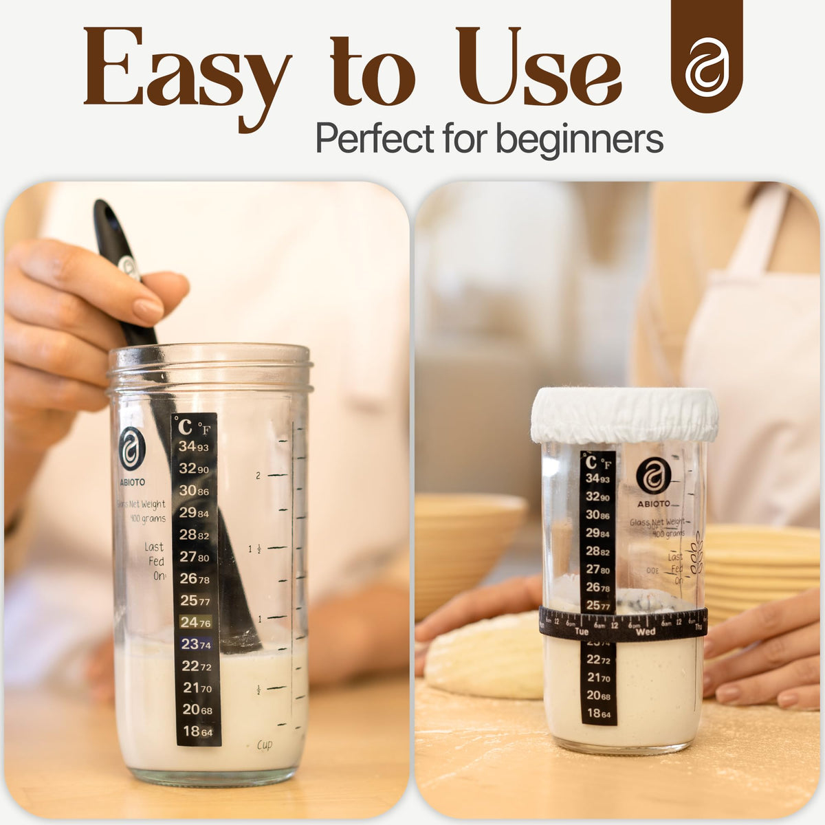 ABIOTO Complete kit supports approachable sourdough baking for beginners.