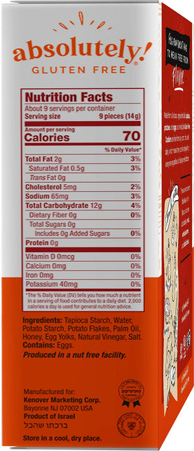 Absolutely Gluten Free crackers on a table as a travel-friendly snack