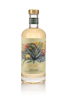 Abstinence Cape Agave bottle smoky profile for a premium non-alcoholic experience.