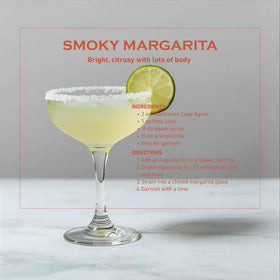 Abstinence Cape Agave cocktail setup showing zero-proof Spicy Margarita potential.