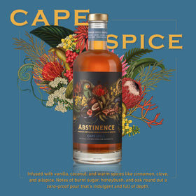 Glass of Cape Spice with citrus garnish for bright zero-proof cocktails