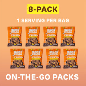 Absurd Snacks gluten-free kosher non-GMO labels on package