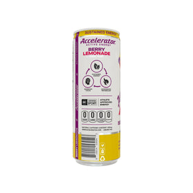 Fizz and bubbles of Accelerator energy drink signaling refreshing energy boost
