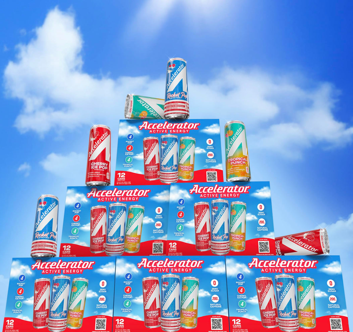 Green tea and green coffee bean caffeine blend represented with Accelerator can for natural energy