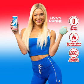 Back-of-pack overview shows CoQ10 in Accelerator Energy Drink Rocket Pop formula.