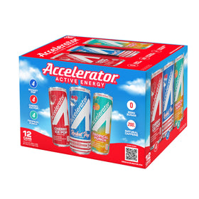 Accelerator Energy Drink Cherry Ice Pop can provides steady energy without sugar
