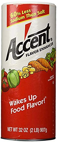Accent Flavor Ac'cent all natural flavor enhancer bottle enhances savory dishes with a natural flavor boost.
