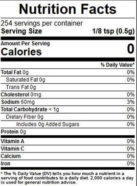 Ac'cent Flavor Enhancer low-sodium detail communicates healthier seasoning option.