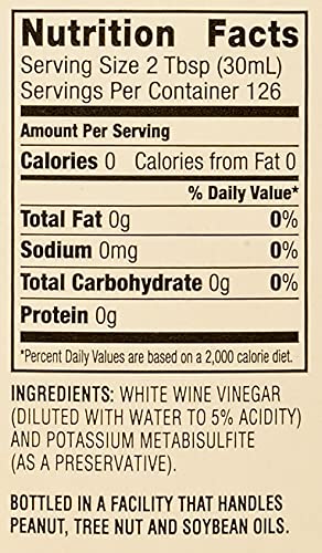 Professional kitchen-grade vinegar ideal for dressings, sauces, and seafood