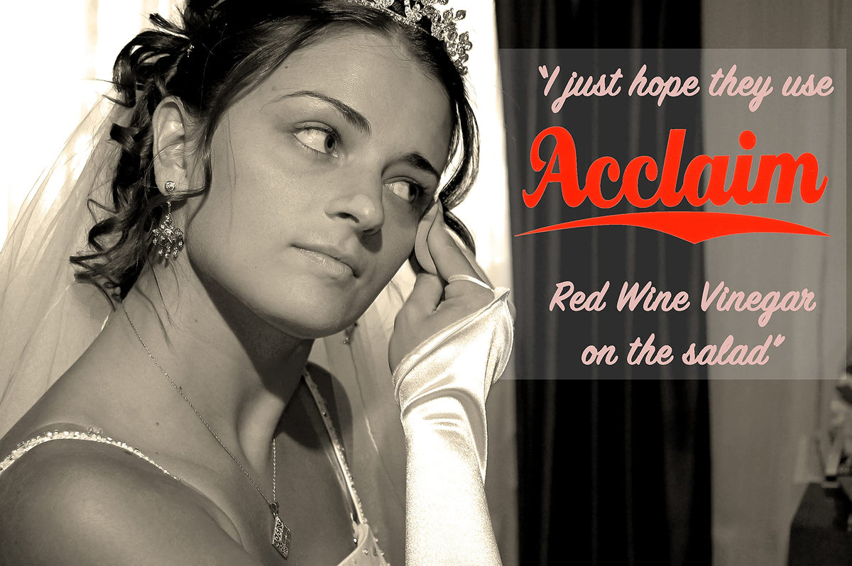 Acclaim Red Wine Vinegar dressings and sauces usage in everyday cooking