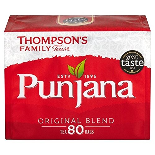 Accpo Thompsons Punjana tea bags, 80-per-pack, two-pack, perfect for a comforting morning brew