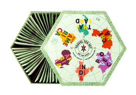 ACORUS Travel Tea Set 60-bag box showcases assorted herbal and fruit teas for world tasting journeys.
