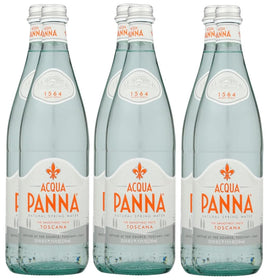 Acqua Panna Tuscany natural spring water bottle for refined dining