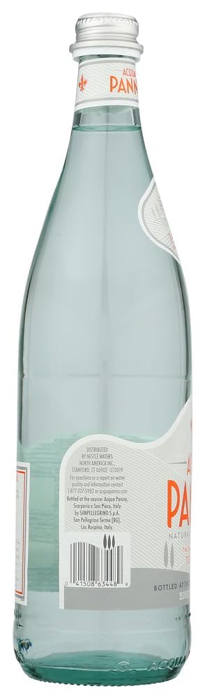 Acqua Panna being poured into a glass for meals