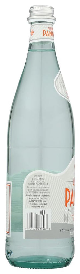 Acqua Panna being poured into a glass for meals