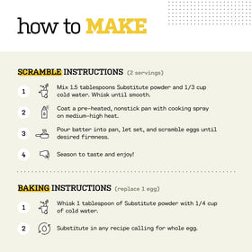 Baked goods made with AcreMade Egg Substitute showing versatility in recipes