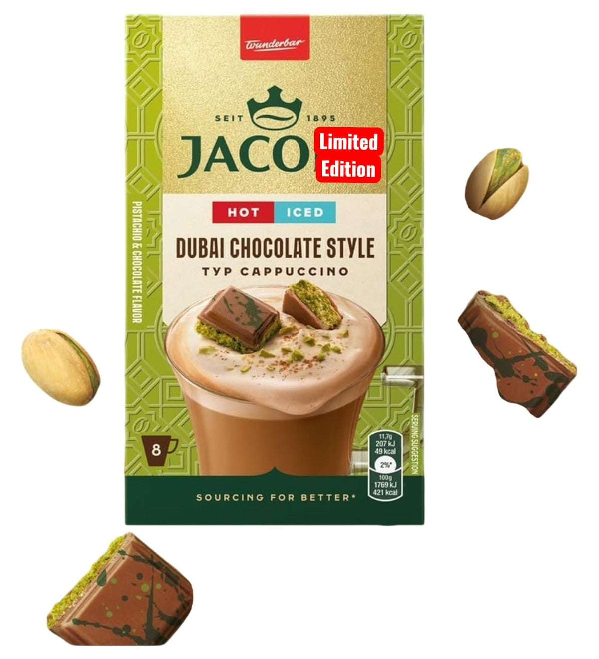 ActiNET Jacob’s Dubai travel-friendly sachets keep you caffeinated on the go.