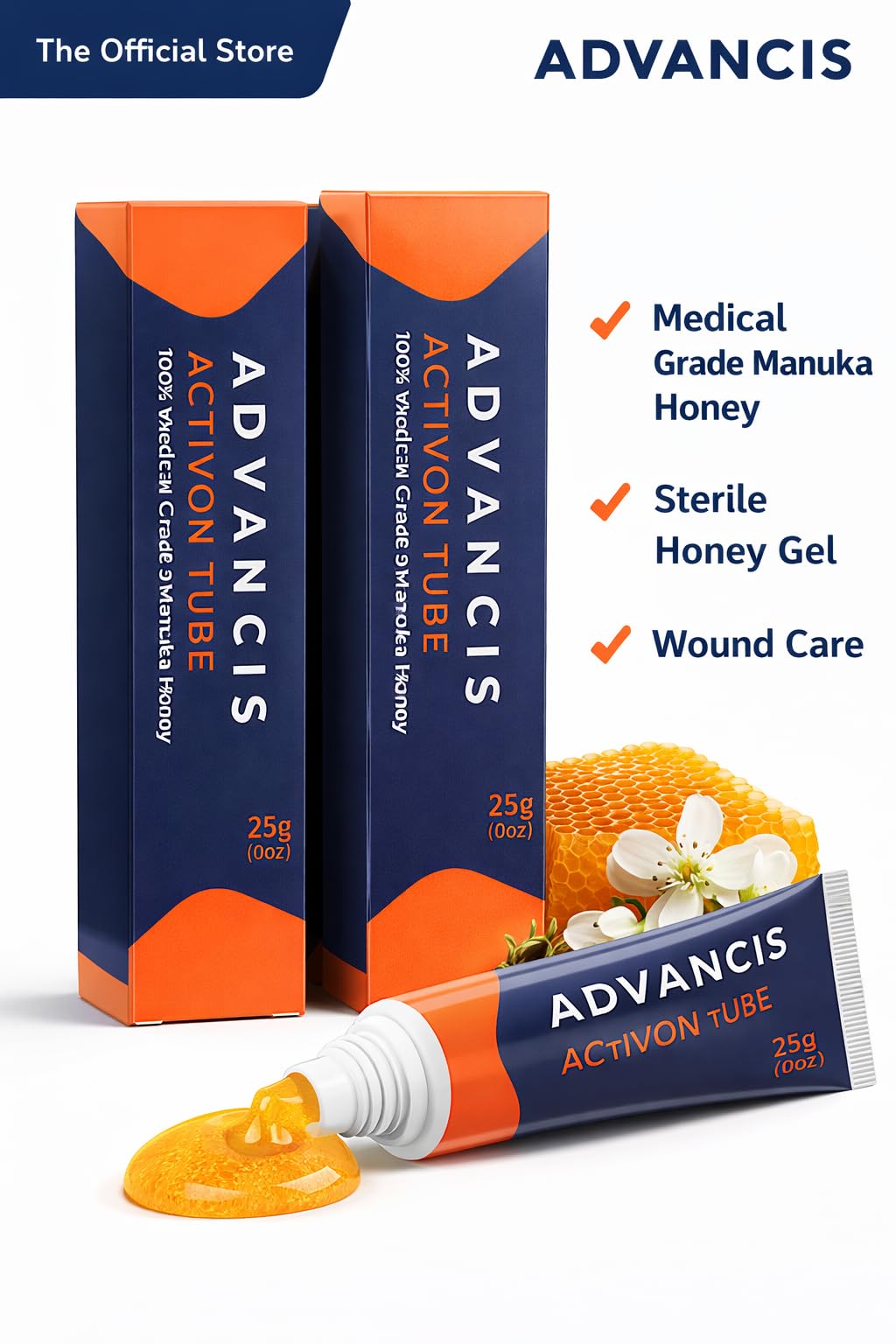 ActivOn brand logo close-up on packaging, communicates quality and trust.