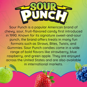 Office snack option: Adams & Brooks Sour Punch Taffy chews.