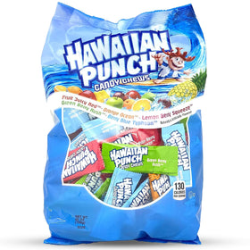 Adams & Brooks Hawaiian Punch Candy Chews big bag with assorted flavors for parties.