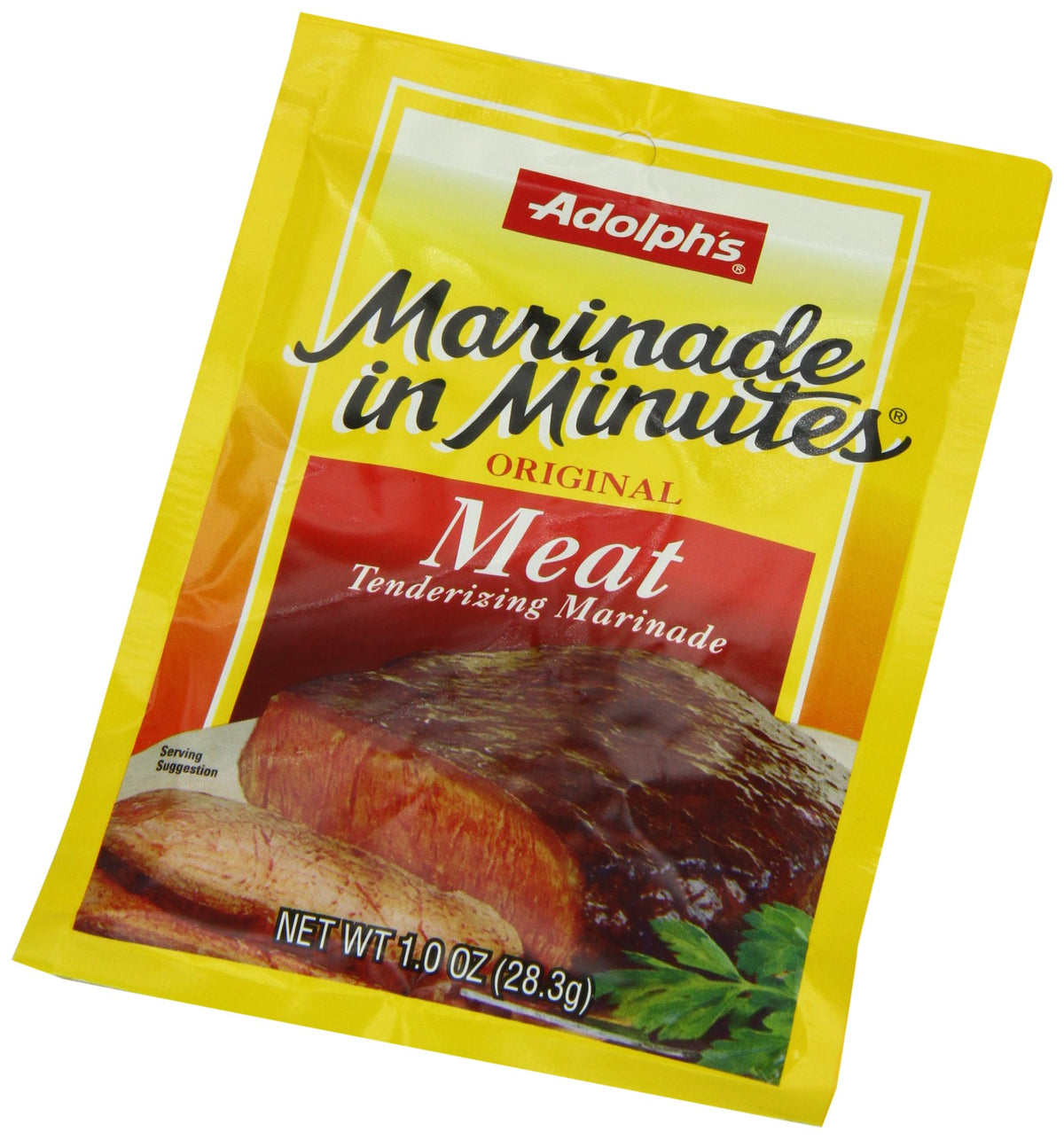 Pork chops marinated with Adolph's improve tenderness and flavor