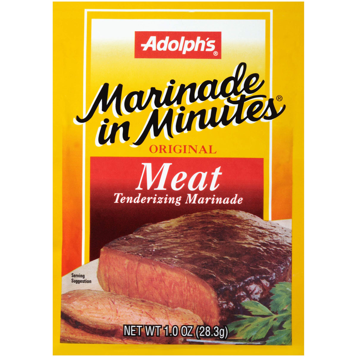 Adolph's original spice blend highlighting paprika, onion, and garlic for richer flavor