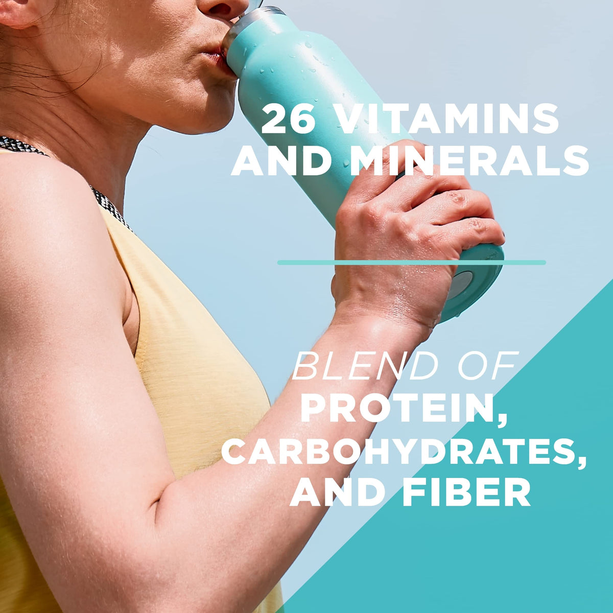 AdvoCare Meal Replacement Shake chocolate mixed glass highlights creamy, satisfying texture.