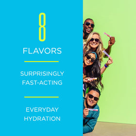 AdvoCare Rehydrate tub with label emphasizes portable hydration for sports days