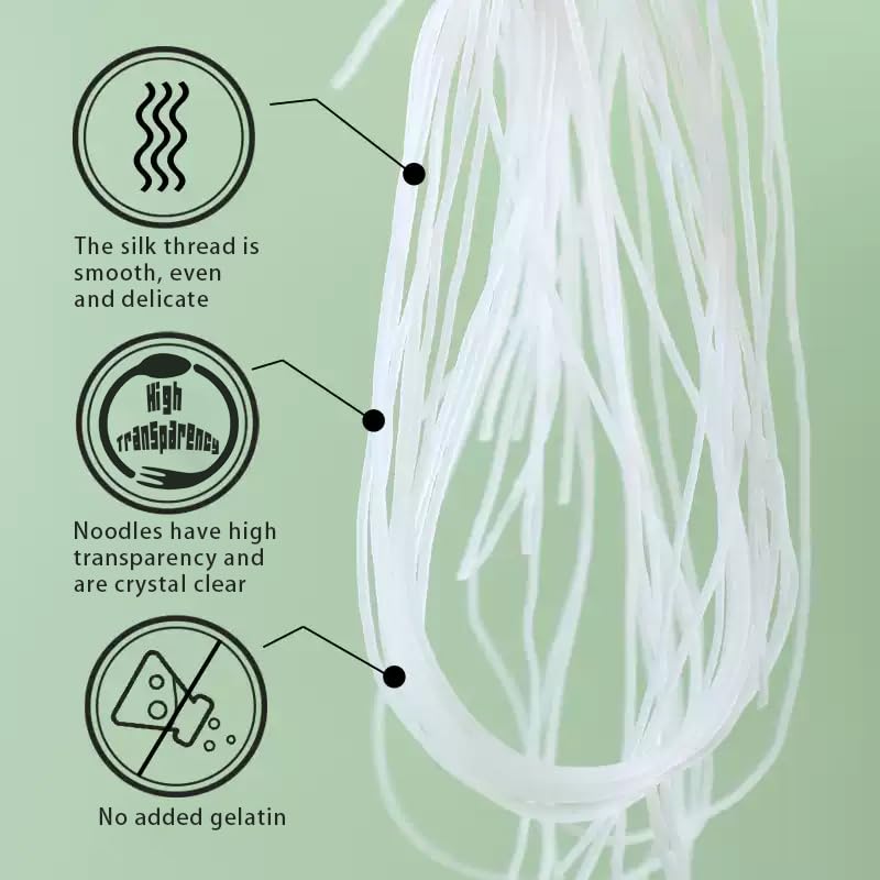 AFCIILAU Longkou Vermicelli cooking reveals tender, chewy texture ideal for soups.