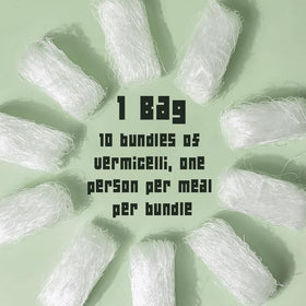 AFCIILAU Glass noodles become thin and translucent for light meals.